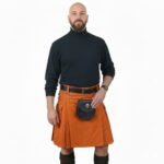 Saffron Utility Kilt - Irish Saffron Kilt - Image 3