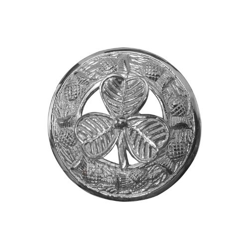Scottish-Shamrock-Kilt-Brooch.png Scottish Shamrock Kilt Brooch - Image 1