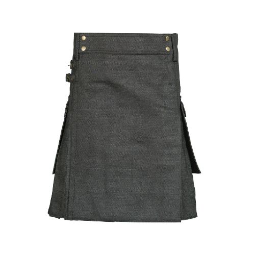 Untitled-design-2025-06-30T112103.539.jpg Black Denim Kilt for Men - Image 1