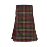 Classic Cork County Tartan Kilt with Green, Red, and Yellow Plaid Design