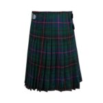 Classic Davidson Modern Tartan Kilt in Green, Navy, and Red Plaid - Image 3