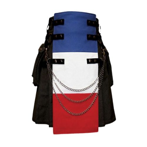 Untitled-design-85.jpg French Flag Gothic Kilt - Image 1