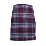 Elegant Royal Canadian Air Force Tartan Kilt in Blue and Burgundy Plaid