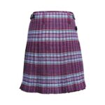Elegant Royal Canadian Air Force Tartan Kilt in Blue and Burgundy Plaid - Image 2