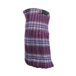 Elegant Royal Canadian Air Force Tartan Kilt in Blue and Burgundy Plaid - Image 3