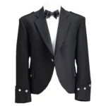 Black Argyle Kilt Jacket