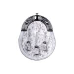 Celtic Handmade Silver Head Fur Sporran
