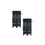Heritage of Ireland Tartan Kilt Flashes - Green Kilt Flashes