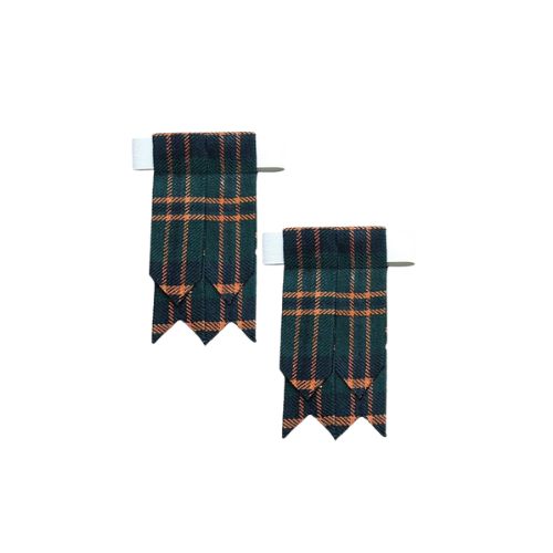 heritag-of-ireland-tartan-kilt-flashes.jpg Heritage of Ireland Tartan Kilt Flashes - Green Kilt Flashes - Image 1