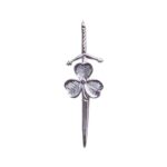 Shamrock Scottish Kilt Pin